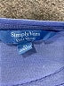 Simply Vera Vera Wang Blue Sleeveless Top Size XL - photo 4