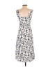 Gap 100% Rayon Floral White Casual Dress Size 0 - photo 2