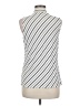 Chico's Ivory Silver Sleeveless Blouse Size Med (1) - photo 2