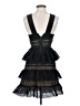 Self-Portrait 100% Polyester Black Cocktail Dress Size 2 - photo 2