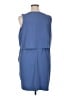 Eddie Bauer Solid Blue Casual Dress Size XL - photo 2
