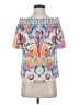 Flying Tomato Blue Short Sleeve Blouse Size S - photo 1