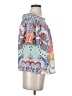 Flying Tomato Blue Short Sleeve Blouse Size S - photo 4
