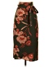 Tris Tropical Brown Casual Skirt Size 3 - photo 1