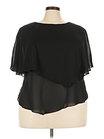 Draper's & Damon's Short Sleeve Blouse (view 1)
