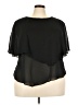 Draper's & Damon's 100% Polyester Black Short Sleeve Blouse Size 22 - photo 1