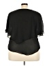 Draper's & Damon's 100% Polyester Black Short Sleeve Blouse Size 22 - photo 2