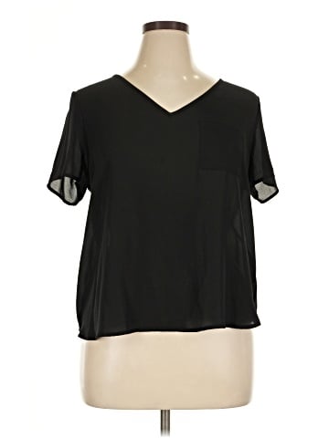Lily White Short Sleeve Blouse (view 1)