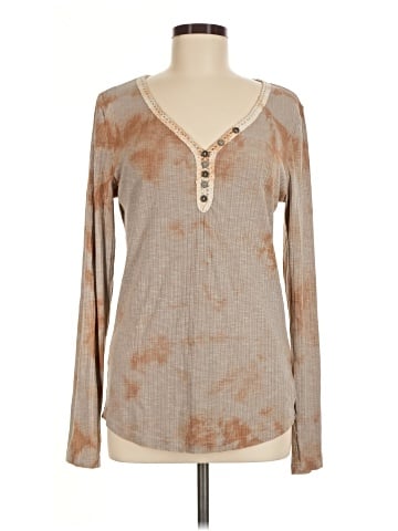 Pol Long Sleeve Henley (view 1)
