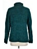 Coldwater Creek Print Teal Turtleneck Sweater Size L - photo 2