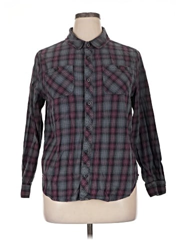 Junk Food Long Sleeve Button-Down Shirt (view 1)