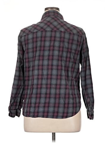 Junk Food Long Sleeve Button-Down Shirt (view 2)