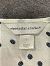 Christopher & Banks 100% Rayon Polka Dots Ivory 3/4 Sleeve Blouse Size L - photo 7