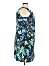 White Stag 100% Polyester Print Blue Cocktail Dress Size 22 - 24 - photo 4