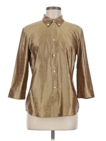 Bogner 3/4 Sleeve Button-Down Shirt (view 1)