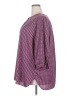 Woman Within 100% Polyester Purple 3/4 Sleeve Blouse Size 22 (1X) - photo 5