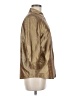 Bogner Metallic Brown 3/4 Sleeve Button-Down Shirt Size 8 - photo 4
