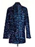 Fashion Nova 100% Polyester Stars Blue Blazer Size S - photo 2