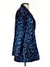 Fashion Nova 100% Polyester Stars Blue Blazer Size S - photo 4