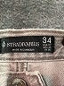 Stradivarius Chevron-herringbone Gray Jeans Size 2 - photo 5