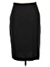 Theory Solid Black Wool Skirt Size 10 - photo 1