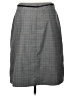 Bass Houndstooth Gray Casual Skirt Size 10 - photo 2