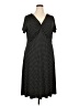 Style&Co Polka Dots Black Casual Dress Size 2X - photo 1