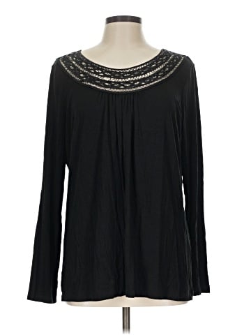 Dana Buchman Long Sleeve Blouse (view 1)