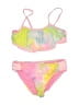 Limited Too Pink Two Piece Swimsuit Size 7 - 8 - photo 1