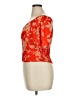 Sienna Sky 100% Polyester Orange Short Sleeve Blouse Size XL - photo 5