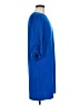 H&M 100% Polyester Solid Blue Casual Dress Size 8 - photo 4