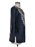 MICHAEL Michael Kors 100% Linen Blue 3/4 Sleeve Blouse Size XS - photo 4