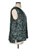 Worthington 100% Polyester Green Sleeveless Blouse Size XL - photo 4