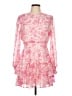 Aqua 100% Polyester Pink Cocktail Dress Size L - photo 1