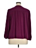 Nine West 100% Polyester Burgundy 3/4 Sleeve Blouse Size XL - photo 2