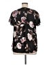 Maurices 100% Polyester Black Short Sleeve Blouse Size XL - photo 2