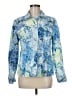 Chico's Print Blue Jacket Size M - photo 1