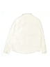 Zara Ivory Long Sleeve Button-Down Shirt Size 10 - photo 2