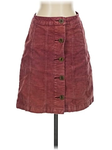 Pilcro and the Letterpress Denim Skirt (view 1)