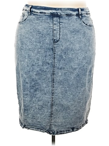 One 5 One Denim Skirt (view 1)