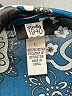Studio 1940 100% Polyester Paisley Blue 3/4 Sleeve Blouse Size L - photo 7