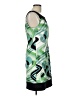 Connected Apparel Graphic Green Cocktail Dress Size 12 Petite - photo 4
