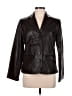 SONOMA life + style 100% Leather Brown Blazer Size M - photo 1