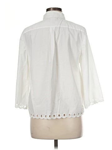 J.Crew Collection 3/4 Sleeve Blouse (view 2)