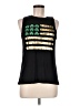 Modern Lux Black Sleeveless T-Shirt Size M - photo 1