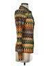 Akira Argyle Orange Long Sleeve Blouse Size S - photo 4