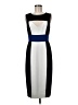 BCBGMAXAZRIA Color Block Blue Casual Dress Size 8 - photo 1