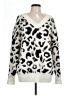 Macaron Animal Print Ivory Pullover Sweater Size L - photo 1