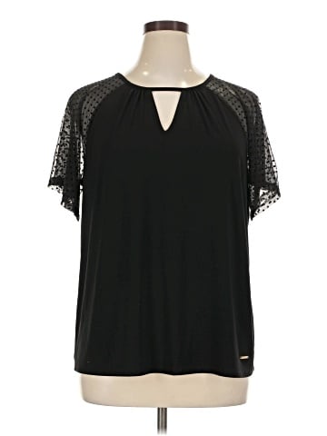 Anne Klein Short Sleeve Top (view 1)