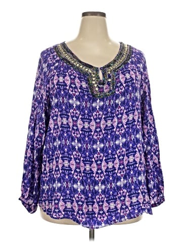 Jones New York Signature 3/4 Sleeve Blouse (view 1)